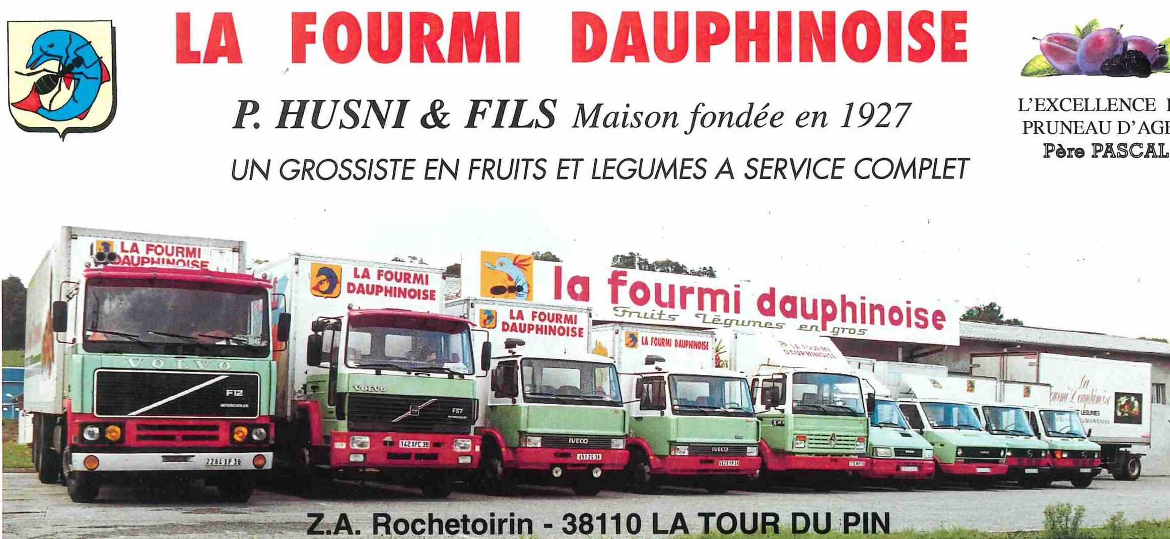 Brochure historique La Fourmi Dauphinoise — P. Husni & Fils, maison fondée en 1927