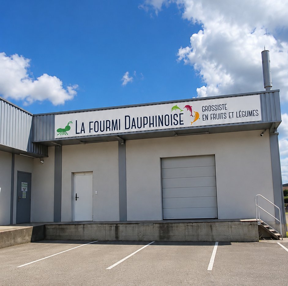 Devanture de La Fourmi Dauphinoise à Rochetoirin